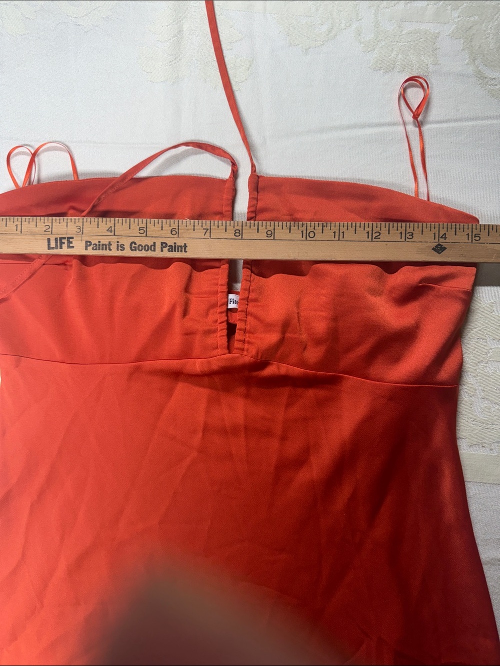 Abercrombie & Fitch Coral Orange Dress - Picture 7 of 7